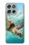 S1377 Ocean Sea Turtle Hülle Schutzhülle Taschen für Motorola Moto G56