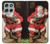 S1417 Santa Claus Merry Xmas Hülle Schutzhülle Taschen für Motorola Moto G56