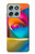 S1671 Rainbow Colorful Rose Hülle Schutzhülle Taschen für Motorola Moto G56