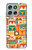 S1873 Western Pattern Hülle Schutzhülle Taschen für Motorola Moto G56