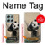 S2210 Panda Fluffy Art Painting Hülle Schutzhülle Taschen für Motorola Moto G56
