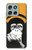 S2324 Funny Monkey with Headphone Pop Music Hülle Schutzhülle Taschen für Motorola Moto G56