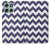 S2345 Navy Blue Shavron Zig Zag Pattern Hülle Schutzhülle Taschen für Motorola Moto G56