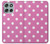 S2358 Pink Polka Dots Hülle Schutzhülle Taschen für Motorola Moto G56