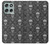 S2371 Skull Vintage Monochrome Pattern Hülle Schutzhülle Taschen für Motorola Moto G56