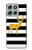 S2794 Black and White Striped Deer Gold Sparkles Hülle Schutzhülle Taschen für Motorola Moto G56 S2794 Black and White Striped Deer Gold Sparkles Hülle Schutzhülle Taschen für Motorola Moto G56