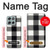 S2842 Black and White Buffalo Check Pattern Hülle Schutzhülle Taschen für Motorola Moto G56