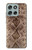 S2875 Rattle Snake Skin Graphic Printed Hülle Schutzhülle Taschen für Motorola Moto G56