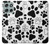S2904 Dog Paw Prints Hülle Schutzhülle Taschen für Motorola Moto G56 S2904 Dog Paw Prints Hülle Schutzhülle Taschen für Motorola Moto G56