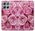 S2943 Pink Rose Hülle Schutzhülle Taschen für Motorola Moto G56