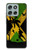 S2975 Jamaica Football Soccer Hülle Schutzhülle Taschen für Motorola Moto G56