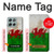 S2976 Wales Football Soccer Flag Hülle Schutzhülle Taschen für Motorola Moto G56