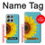 S3039 Vintage Sunflower Blue Hülle Schutzhülle Taschen für Motorola Moto G56