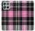 S3091 Pink Plaid Pattern Hülle Schutzhülle Taschen für Motorola Moto G56