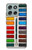 S3243 Watercolor Paint Set Hülle Schutzhülle Taschen für Motorola Moto G56