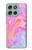 S3444 Digital Art Colorful Liquid Hülle Schutzhülle Taschen für Motorola Moto G56