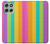 S3678 Colorful Rainbow Vertical Hülle Schutzhülle Taschen für Motorola Moto G56