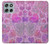 S3710 Pink Love Heart Hülle Schutzhülle Taschen für Motorola Moto G56