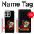 S3753 Dark Gothic Goth Skull Roses Hülle Schutzhülle Taschen für Motorola Moto G56