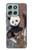 S3793 Cute Baby Panda Snow Painting Hülle Schutzhülle Taschen für Motorola Moto G56