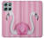 S3805 Flamingo Pink Pastel Hülle Schutzhülle Taschen für Motorola Moto G56