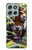 S3838 Barking Bengal Tiger Hülle Schutzhülle Taschen für Motorola Moto G56