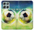 S3844 Glowing Football Soccer Ball Hülle Schutzhülle Taschen für Motorola Moto G56