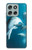 S3878 Dolphin Hülle Schutzhülle Taschen für Motorola Moto G56