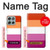 S3887 Lesbian Pride Flag Hülle Schutzhülle Taschen für Motorola Moto G56