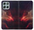 S3897 Red Nebula Space Hülle Schutzhülle Taschen für Motorola Moto G56