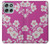 S3924 Cherry Blossom Pink Background Hülle Schutzhülle Taschen für Motorola Moto G56