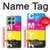 S3930 Cyan Magenta Yellow Key Hülle Schutzhülle Taschen für Motorola Moto G56