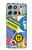 S3960 Safety Signs Sticker Collage Hülle Schutzhülle Taschen für Motorola Moto G56