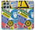 S3960 Safety Signs Sticker Collage Hülle Schutzhülle Taschen für Motorola Moto G56