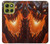 S0414 Fire Dragon Hülle Schutzhülle Taschen für Motorola Moto G86