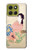 S0889 Japan Art Kimono Hülle Schutzhülle Taschen für Motorola Moto G86 S0889 Japan Art Kimono Hülle Schutzhülle Taschen für Motorola Moto G86