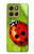 S0892 Ladybug Hülle Schutzhülle Taschen für Motorola Moto G86