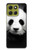 S1072 Panda Bear Hülle Schutzhülle Taschen für Motorola Moto G86
