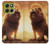 S1957 Lion Aslan Hülle Schutzhülle Taschen für Motorola Moto G86