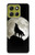 S1981 Wolf Howling at The Moon Hülle Schutzhülle Taschen für Motorola Moto G86 S1981 Wolf Howling at The Moon Hülle Schutzhülle Taschen für Motorola Moto G86
