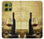 S2042 A Grape Vineyard Grapes Bottle Red Wine Hülle Schutzhülle Taschen für Motorola Moto G86