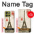 S2108 Eiffel Tower Paris Postcard Hülle Schutzhülle Taschen für Motorola Moto G86