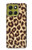 S2204 Leopard Pattern Graphic Printed Hülle Schutzhülle Taschen für Motorola Moto G86