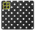 S2299 Black Polka Dots Hülle Schutzhülle Taschen für Motorola Moto G86