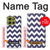 S2345 Navy Blue Shavron Zig Zag Pattern Hülle Schutzhülle Taschen für Motorola Moto G86
