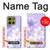 S2361 Purple White Flowers Hülle Schutzhülle Taschen für Motorola Moto G86 S2361 Purple White Flowers Hülle Schutzhülle Taschen für Motorola Moto G86