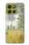 S2682 Claude Monet Fields In Spring Hülle Schutzhülle Taschen für Motorola Moto G86