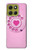 S2847 Pink Retro Rotary Phone Hülle Schutzhülle Taschen für Motorola Moto G86 S2847 Pink Retro Rotary Phone Hülle Schutzhülle Taschen für Motorola Moto G86
