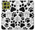 S2904 Dog Paw Prints Hülle Schutzhülle Taschen für Motorola Moto G86