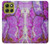 S2907 Purple Turquoise Stone Hülle Schutzhülle Taschen für Motorola Moto G86